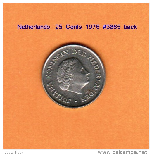 NETHERLANDS    25  CENTS  1976   (KM # 183) - 1948-1980 : Juliana