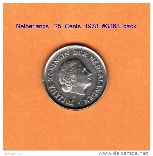 NETHERLANDS    25  CENTS  1978   (KM # 183) - 1948-1980 : Juliana