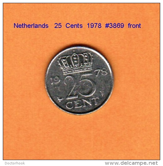 NETHERLANDS    25  CENTS  1978   (KM # 183) - 1948-1980 : Juliana