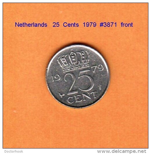 NETHERLANDS    25  CENTS  1979   (KM # 183) - 1948-1980 : Juliana