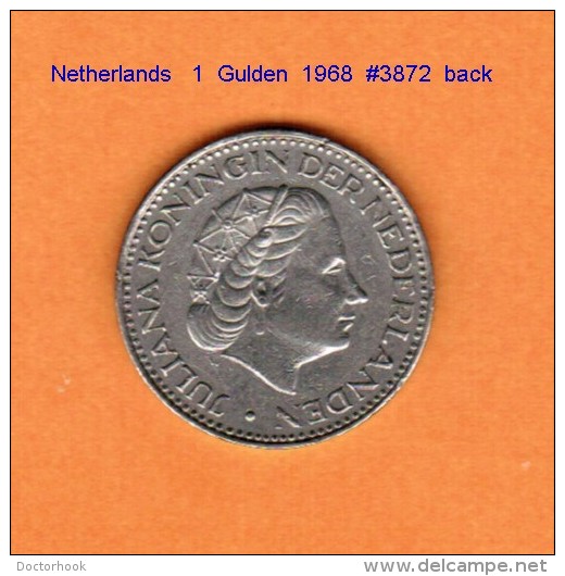 NETHERLANDS    1  GULDEN  1968   (KM # 184.a) - 1948-1980 : Juliana