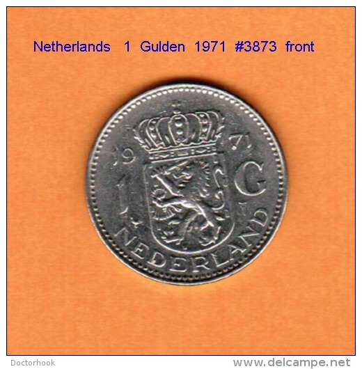 NETHERLANDS    1  GULDEN  1971   (KM # 184.a) - 1948-1980 : Juliana