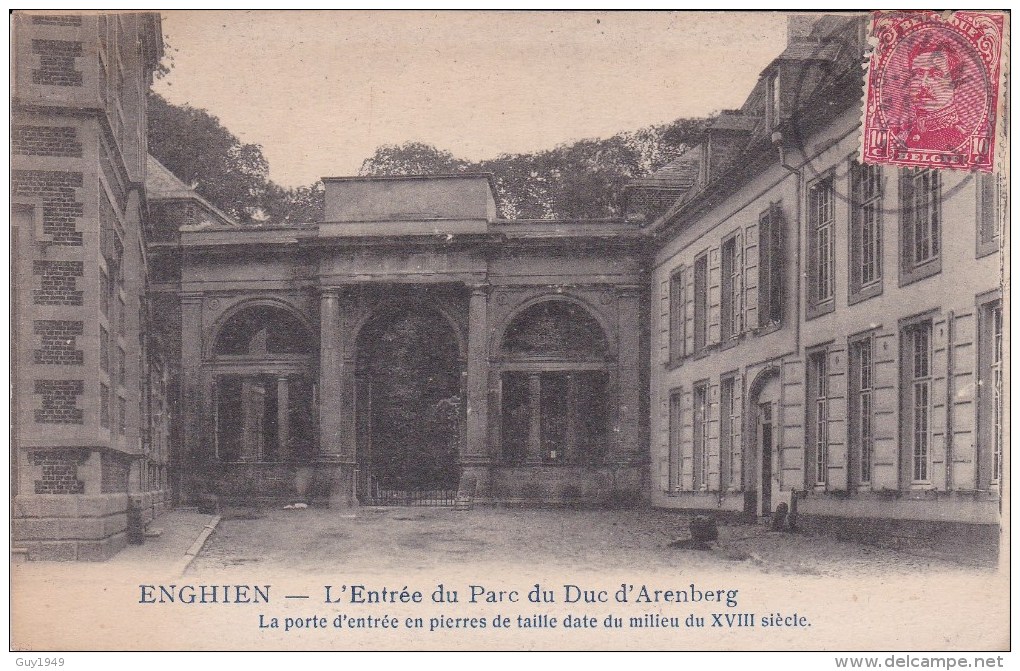 L'ENTREE DU PARC DUCD'ARENBERG1919 - Edingen