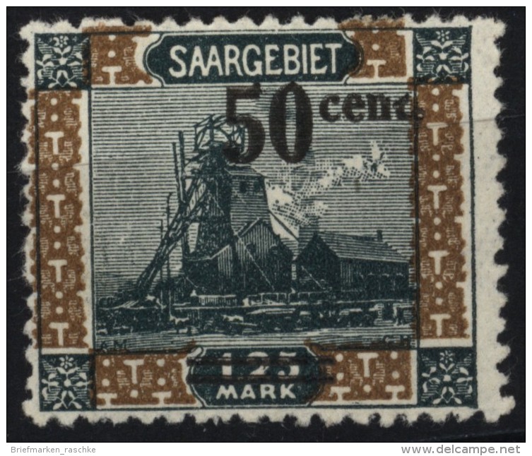 Saar,78A,IV, Mit Falz - Unused Stamps