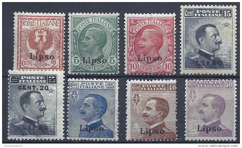 ITALY EGEO 19312 LIPSO Nº 1/8 - Aegean (Lipso)