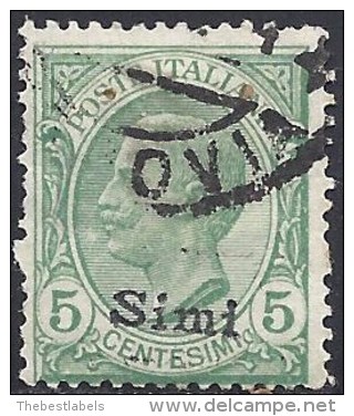 ITALY EGEO 1912 SIMI Nº 2 - Egée (Simi)