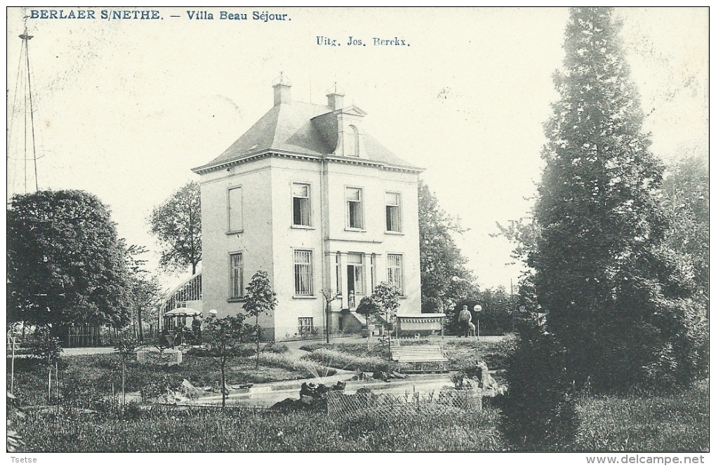 Berlaar - Villa " Beau Séjour "  - 1909 ( Verso Zien ) - Berlaar
