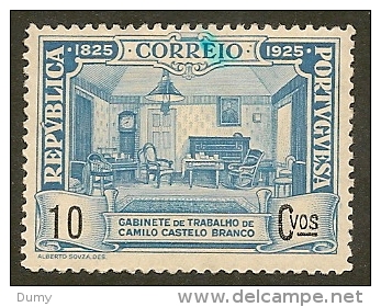 1925 - Centenary Of The Birth Of Camilo Castelo Branco - Ungebraucht