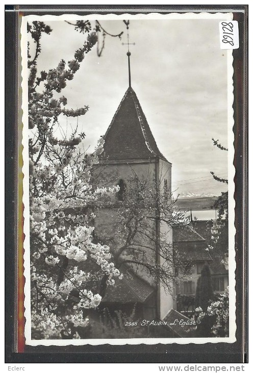 ST AUBIN - L'EGLISE - TB - Saint-Aubin/Sauges