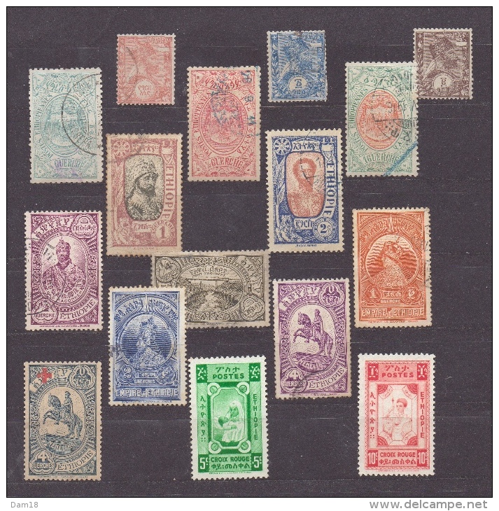 ETHIOPIE LOT ENTRE N° 88 ET  N°241 (YT) VALEUR 30 EUROS - Etiopía