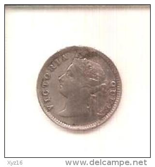 Straits Settlements 5 Cents1884 - Colonies