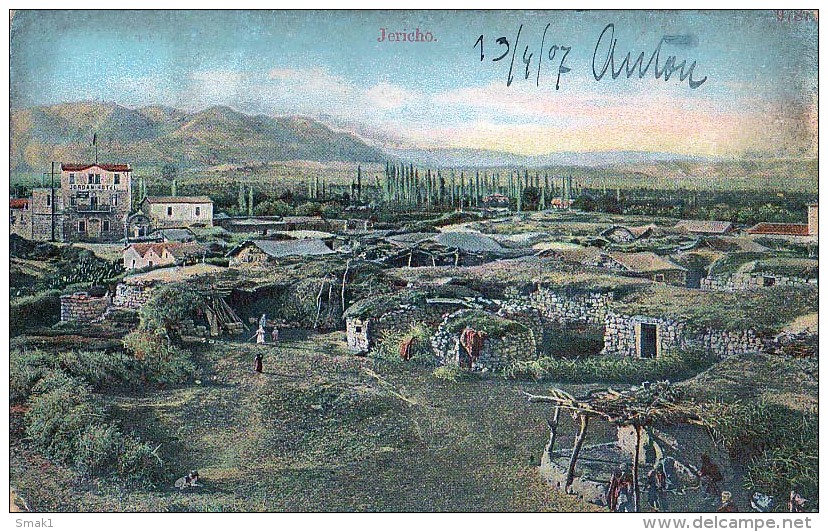 AK JORDANIEN JORDAN Jericho OLD POSTCARD 1907 - Jordanien