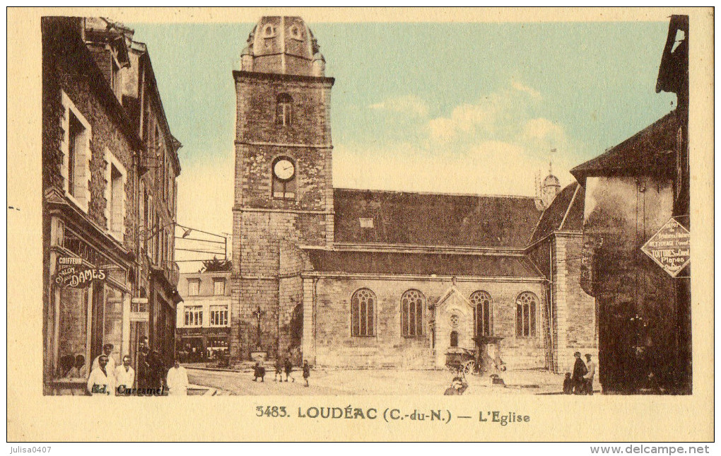 LOUDEAC (22) Place De L'église Animation - Loudéac