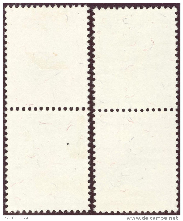 Schweiz Zusammendruck 1953 Pro Juventute Zu#Z40+41 Gestempelt - Zusammendrucke