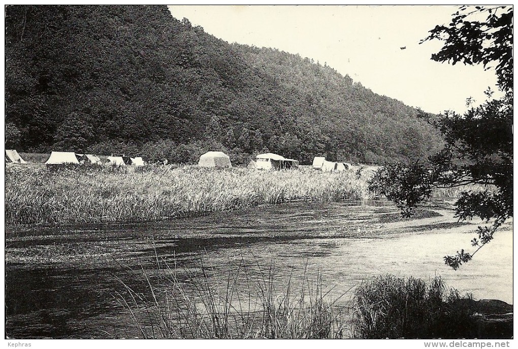 POUPEHAN : Terraon De Camping Ile Des Goutelles - RARE VARIANTE - Cachet De La Poste 1964 - Autres & Non Classés