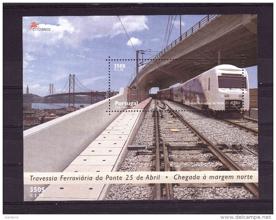 PORTUGAL 1999  TRAINS  Michel Cat. N° Block 154/55  MNH** - Unused Stamps