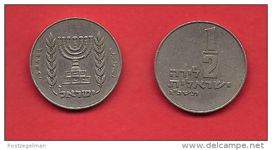 ISRAEL, 1963-1979,  Circulated Coin, 1/2 Lirah, Km 36.1  C1701 - Israel