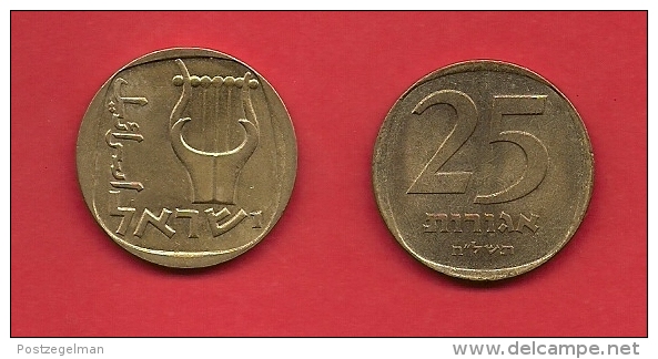ISRAEL, 1960-1979,  Circulated Coin, 25 Agorot, Km 27  C1702 - Israël