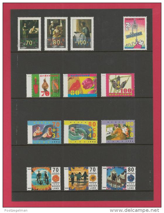 NEDERLAND, 1996, Mint Stamps In Yearset, Official Presentation Pack ,NVPH Nrs. 1664/1705 - Volledig Jaar