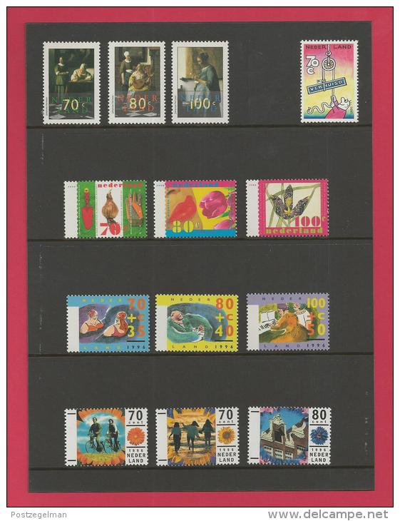 NEDERLAND, 1996, Mint Stamps In Yearset, Official Presentation Pack ,NVPH Nrs. 1664/1705 - Full Years