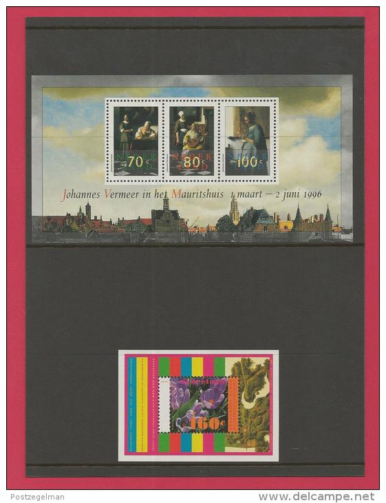 NEDERLAND, 1996, Mint Stamps In Yearset, Official Presentation Pack ,NVPH Nrs. 1664/1705 - Komplette Jahrgänge