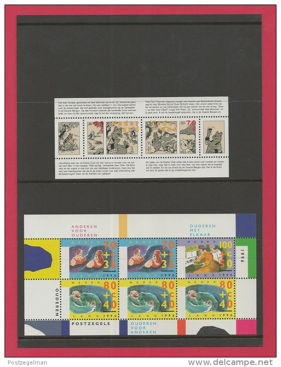 NEDERLAND, 1996, Mint Stamps In Yearset, Official Presentation Pack ,NVPH Nrs. 1664/1705 - Komplette Jahrgänge