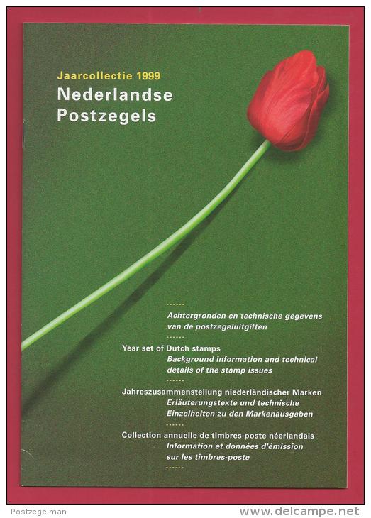 NEDERLAND, 1999, Mint Stamps/sheets Yearset, Official Presentation Pack ,NVPH Nrs. 1808/1875 - Komplette Jahrgänge