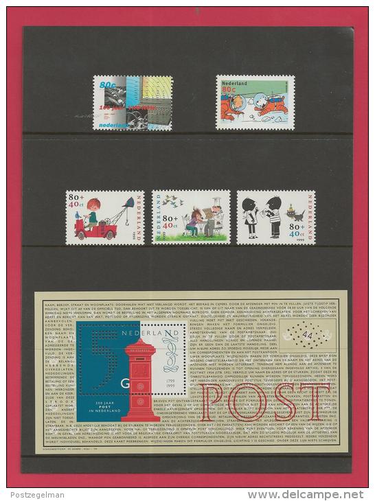 NEDERLAND, 1999, Mint Stamps/sheets Yearset, Official Presentation Pack ,NVPH Nrs. 1808/1875 - Volledig Jaar