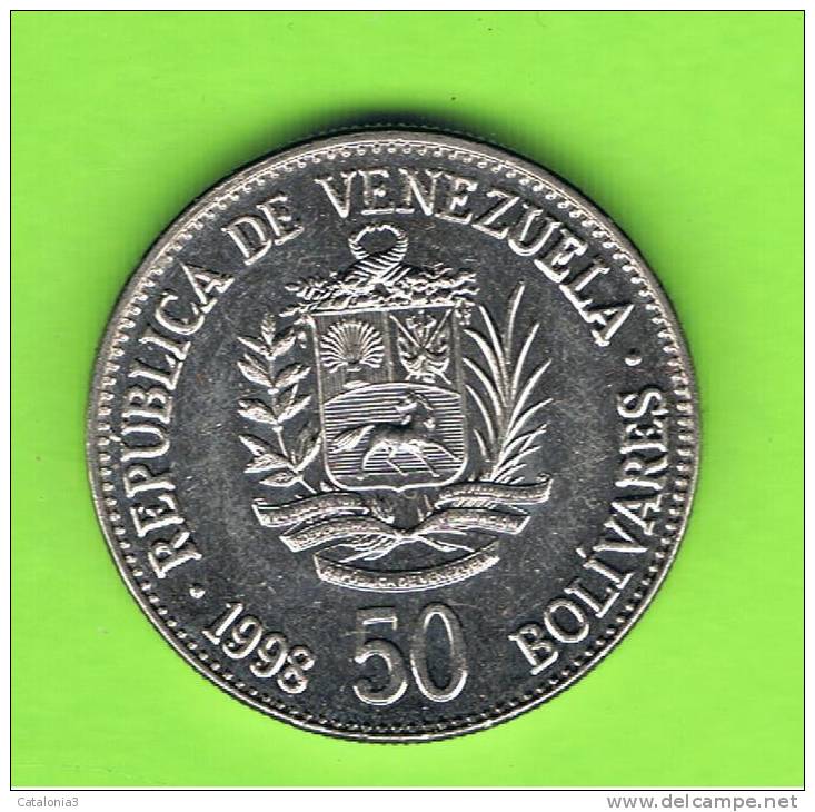 VENEZUELA -  50  Bolivar  1998  Km77 - Venezuela