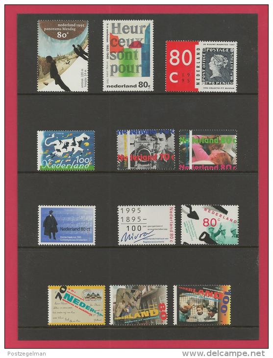 NEDERLAND, 1995, Mint Stamps In Yearset, Official Presentation Pack ,NVPH Nrs. 1630/1663 - Komplette Jahrgänge