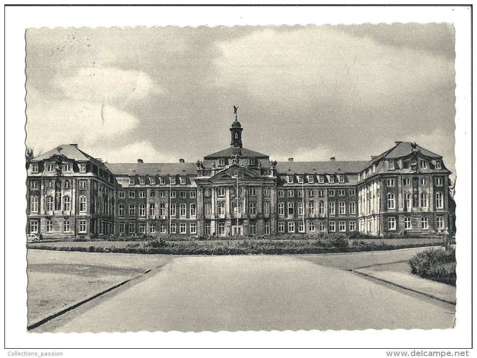 Cp, Allemagne, Münster, SchloB, Universität, Voyagée 1963 - Muenster