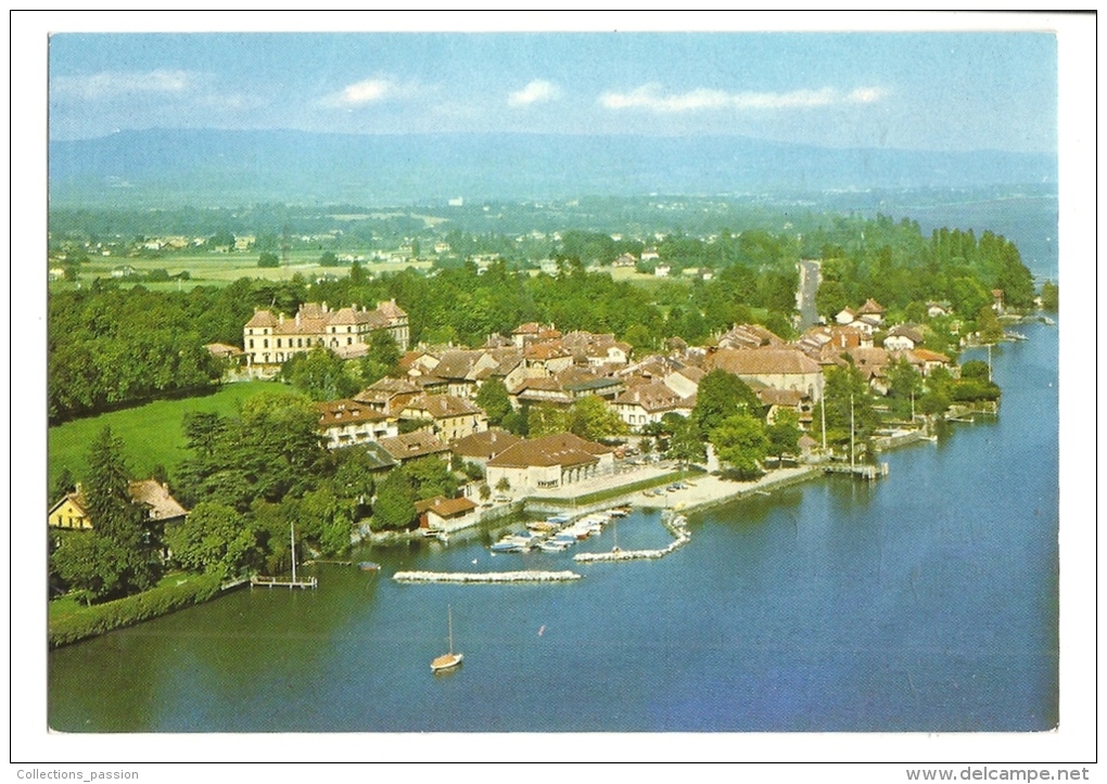 Cp, Suisse, Coppet, Vue Aérienne - Coppet