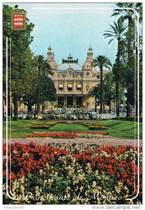 MONTE-CARLO (Monaco) LE CASINO DE MONTE-CARLO DEPUIS LES JARDINS. - Casino