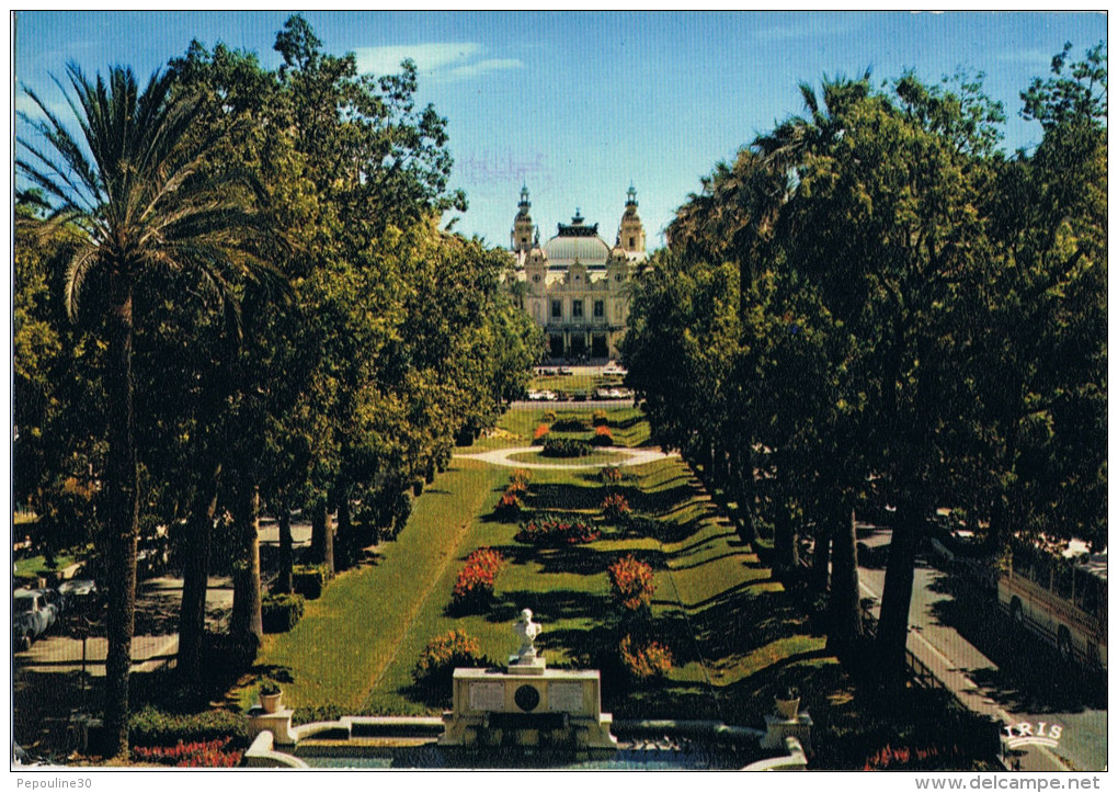 MONTE-CARLO (Monaco) LE CASINO ET SES JARDINS. (Timbre à L’Effigie Du Prince Rainier 1978) - Casino