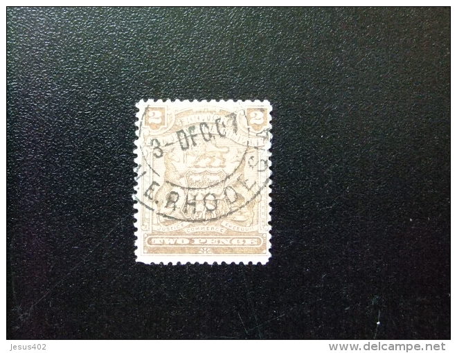 AFRIQUE DU SUD COMPAGNIE BRITANNIQUE  Yvert & Tellier Nº 59 º FU ARMOIRES 1898 -1908 - Non Classés