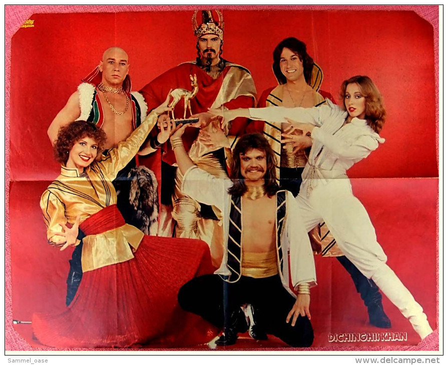 Musik-Poster  Dschinghis Khan  -  Rückseite : Eric Heiden   -  Von Rocky Ca. 1980 - Plakate & Poster