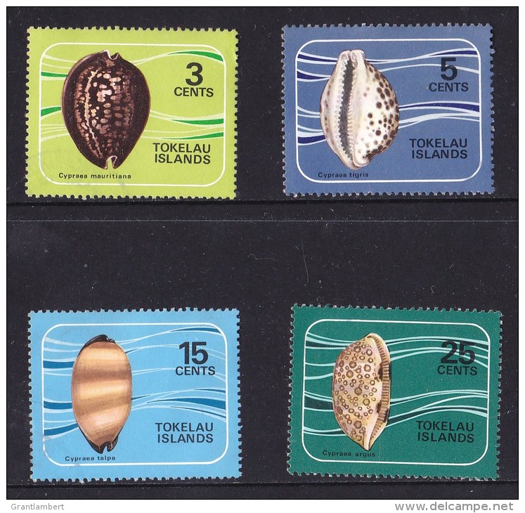 Tokelau 1974 Shells Of The Coral Reef Set Of 4 Used - Tokelau