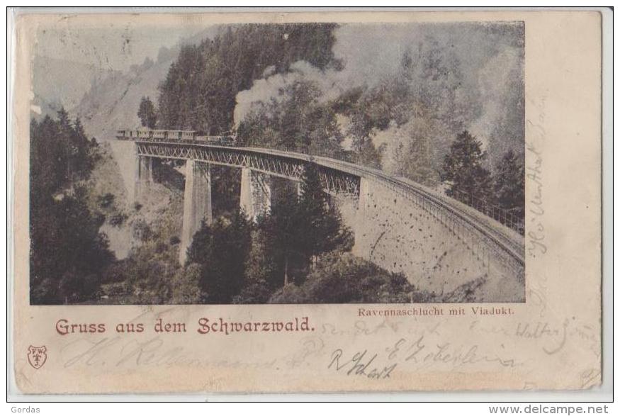 Germany - Schwarzwald - Ravennaschlucht Mit Viadukt - Ouvrages D'Art