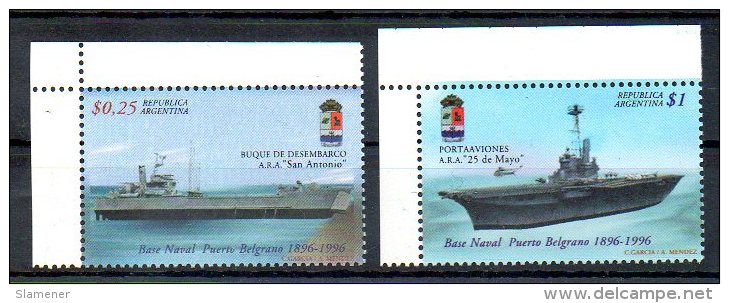 Argentinien/Argentina  1996,Marine,Schiffe,Kreuzer, Mi.Nr. 2317/18 Postfrisch/mint - Ungebraucht