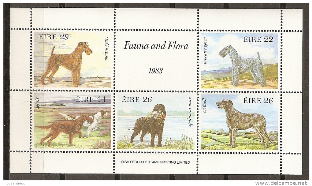 ANIMALES - IRLANDA 1983 - Yvert #H4 - MNH ** - Perros