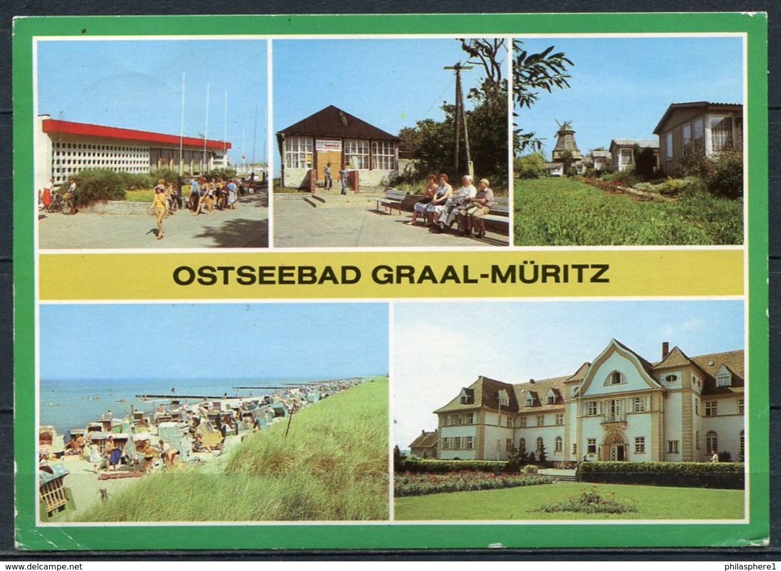 (1448) Ostseebad Graal-Müritz / Mehrbildkarte - Gel. 1988 - DDR - Bild Und Heimat - Graal-Müritz