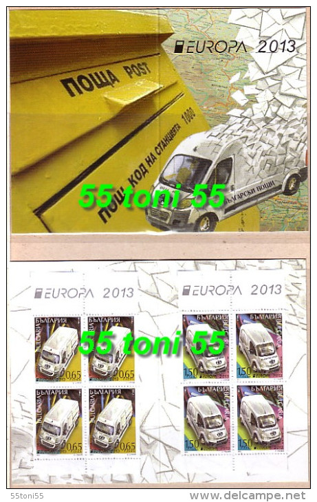 2013, Europa / CEPT Comp.set+S/S+2 Sheet+BOOKLET –MNH BULGARIA / Bulgarie - 2013