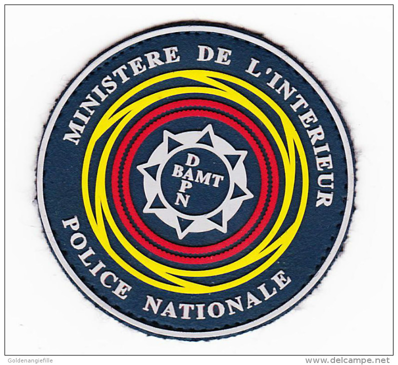 Ecusson-insigne Police Nationale Plastifié -- MI - Police & Gendarmerie