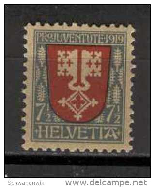 SCHWEIZ, 1919,MiNr  149, * MH - Ungebraucht