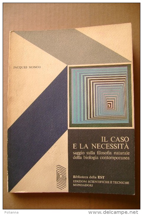 PCA/12 Jacques Monod IL CASO E LA NECESSITA´ EST Mondadori 1973/biologia - Geneeskunde, Biologie, Chemie