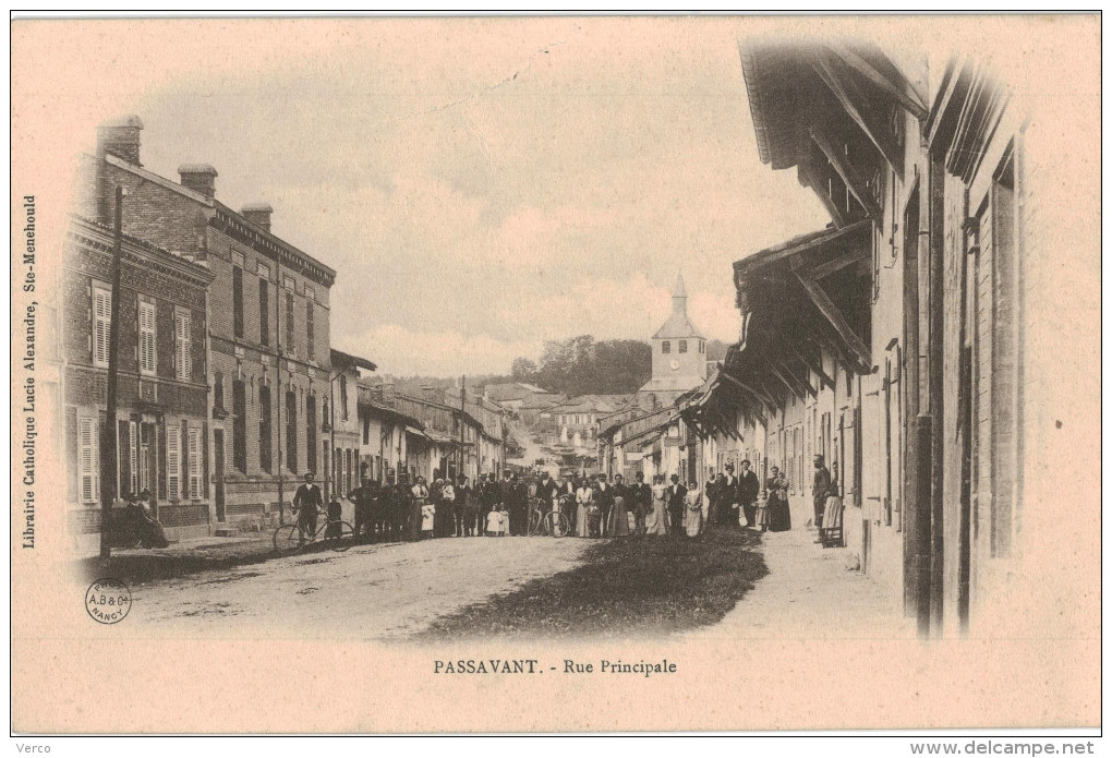 Carte Postale Ancienne De PASSAVANT - Pargny Sur Saulx