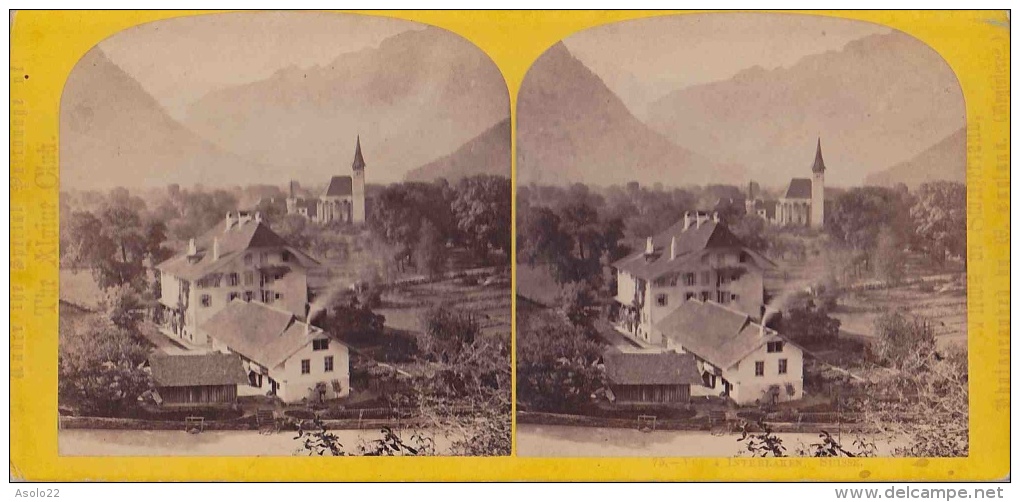 Photo Stéréoscopique Interlaken - Stereoscopic