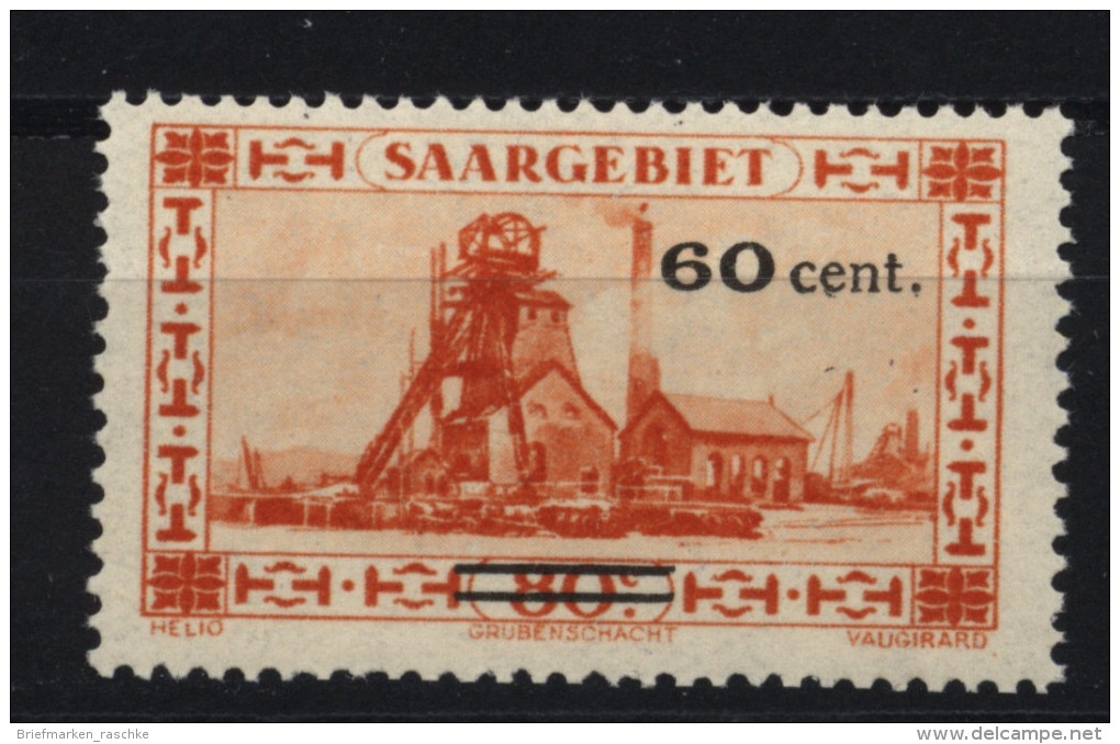 Saar,142,II,xx - Unused Stamps