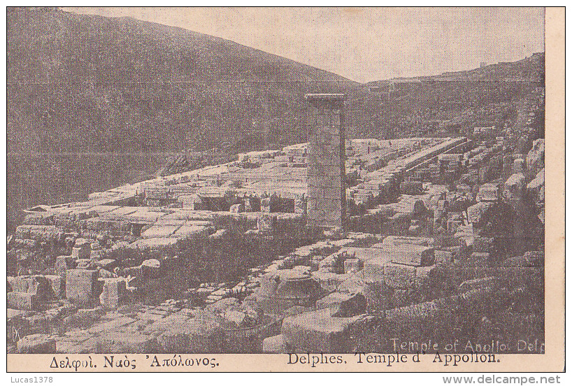 DELPHES / TEMPLE D APPOLLON / CIRC 1917 - Grèce