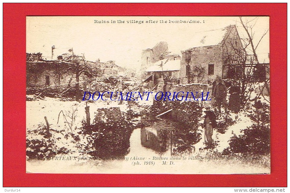 Aisne  - COURTEAUX - Ruines Dans Le Village..... - Altri & Non Classificati